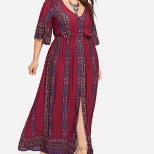 Plus size maxi dress